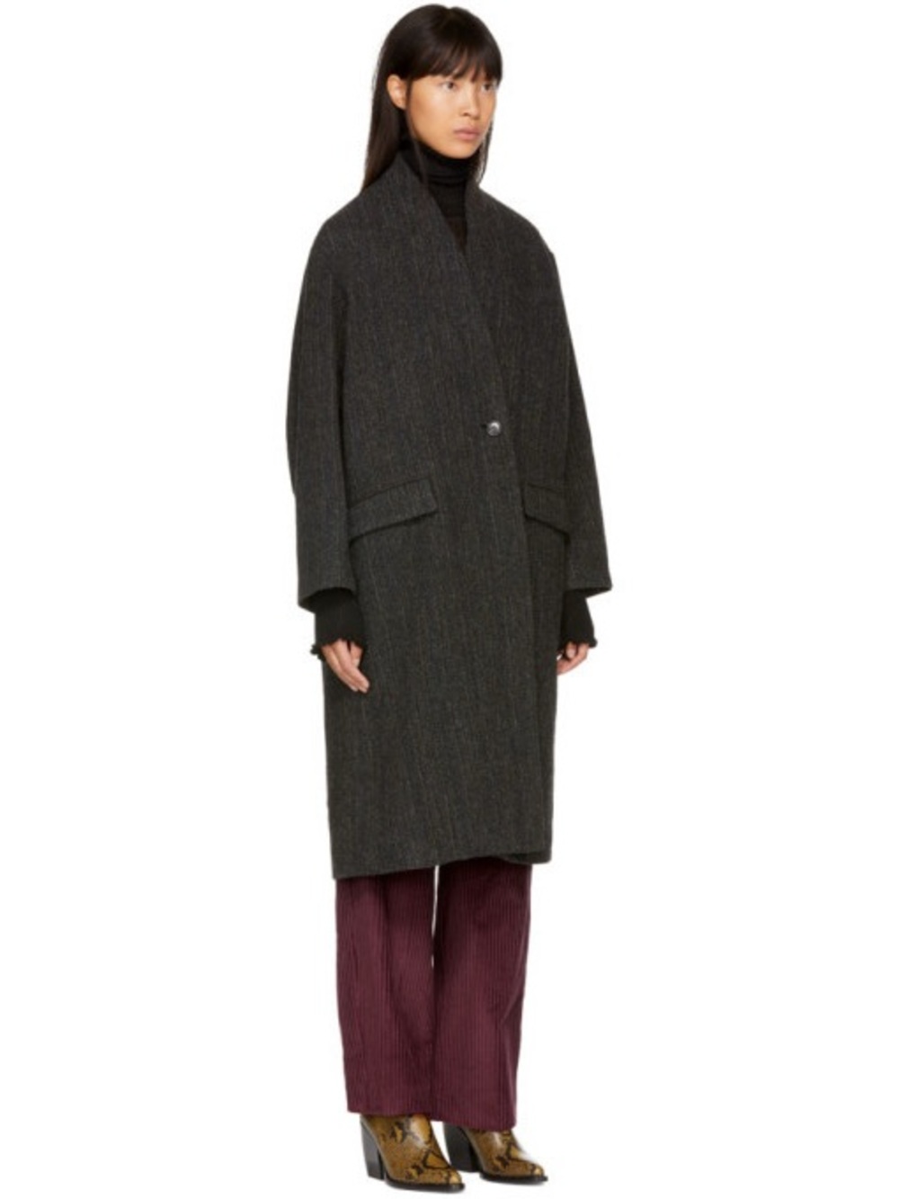 Isabel Marant Etoile Henley Wool Coat